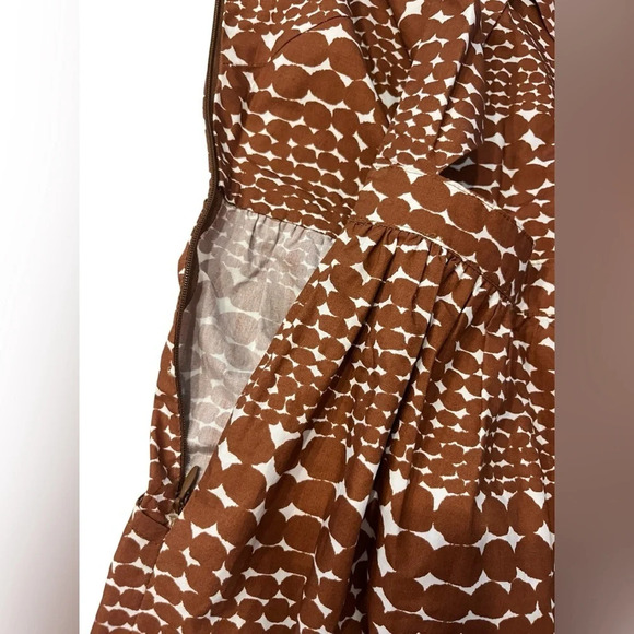 Anthropologie WHIT Rust Sleeveless Sheath Dress Sz P - Picture 7 of 12